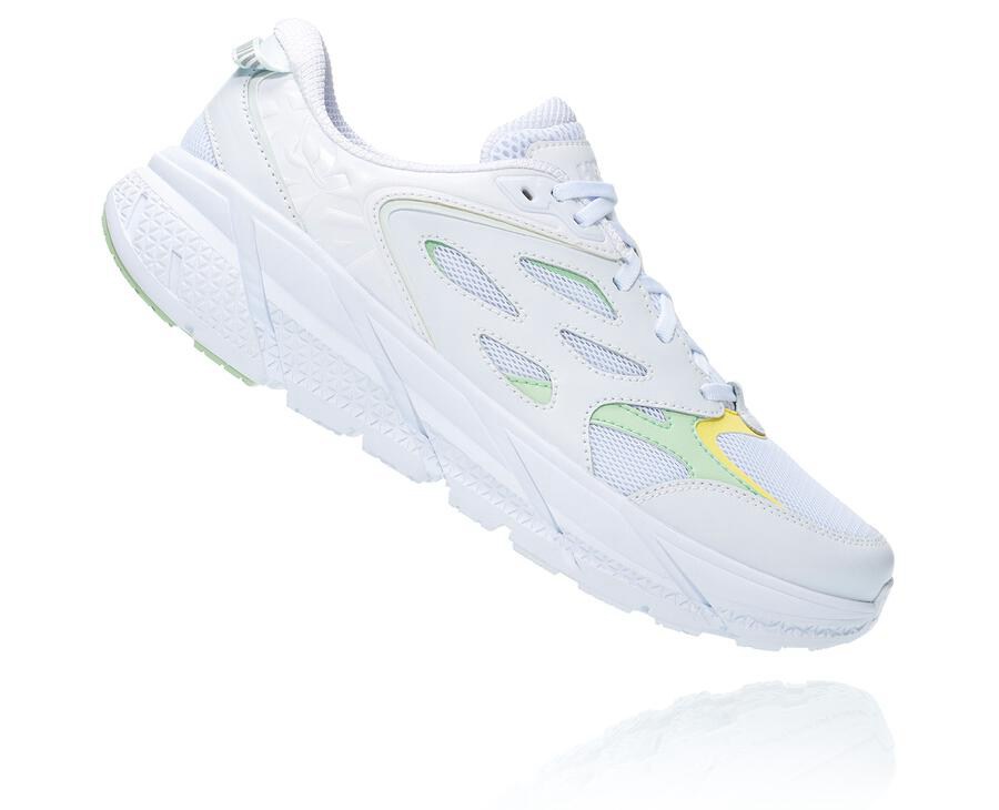 Hoka Australia One One Clifton L - Mens Running Shoes White - VOZEW-0937